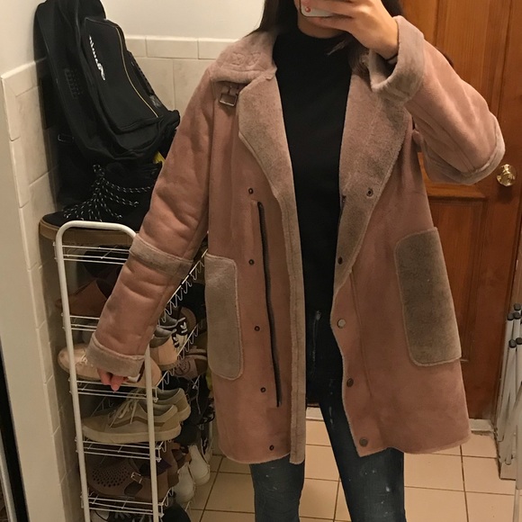 Lucky Brand Jackets & Blazers - Pink/Rose Sherpa Jacket